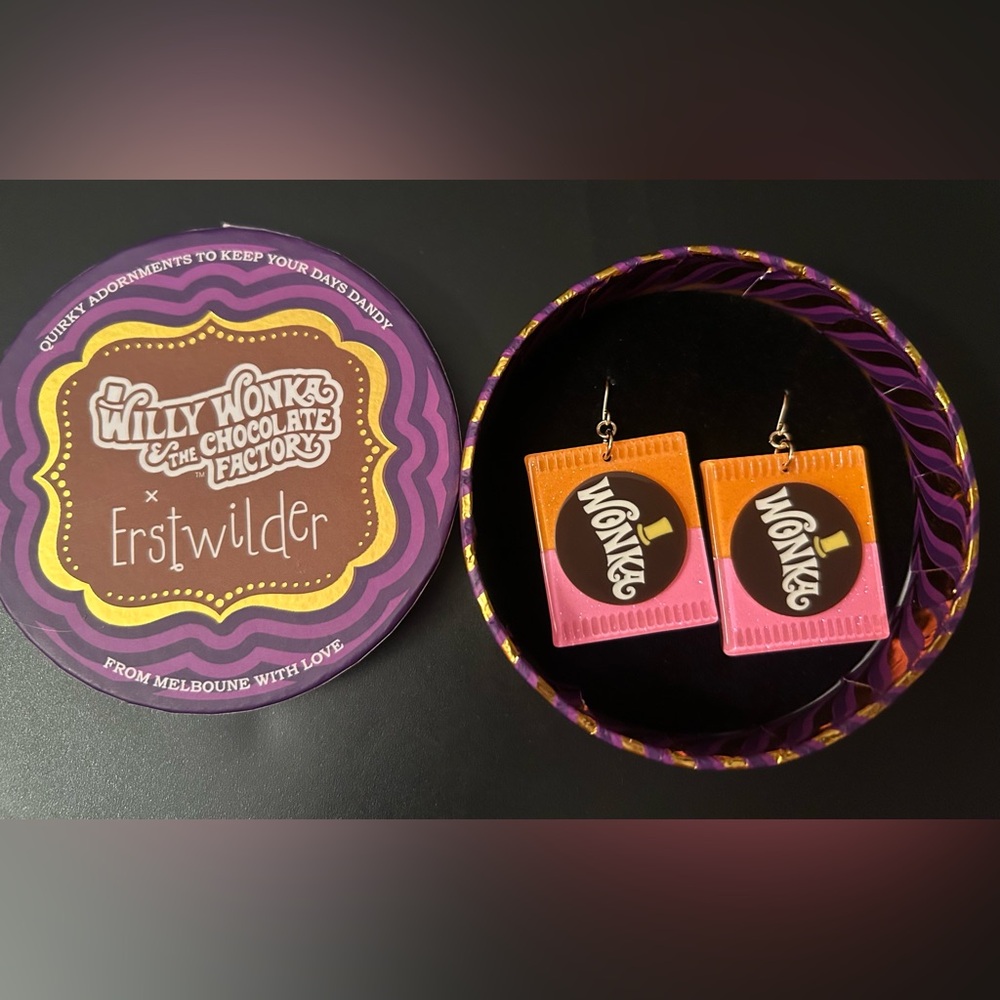 Erstwilder Willy Wonka Earrings